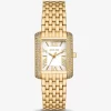 Petite Emery Pavé Gold-Tone Watch