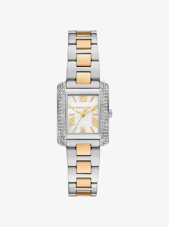 Petite Emery Pavé Two-Tone Watch