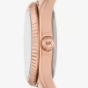 Petite Lexington Pavé Rose Gold-Tone Watch