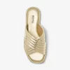 Portia Metallic Slide Sandal
