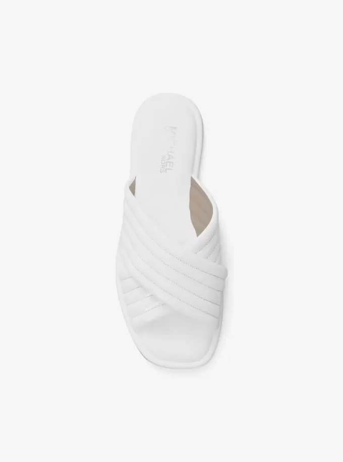 Portia Patent Slide Sandal Portia Patent Slide Sandal