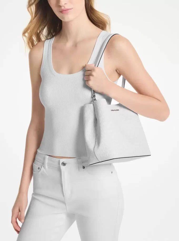 Pratt Medium Signature Logo Shoulder Bag Pratt Medium Signature Logo Shoulder Bag