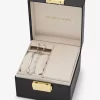 Precious Metal-Plated Brass 3-Piece Pavé Gift Set