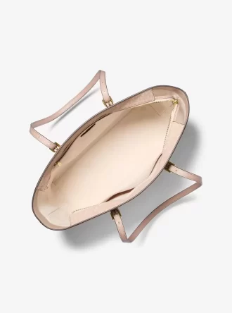 Quinn Large Signature Logo and Leather Tote Bag