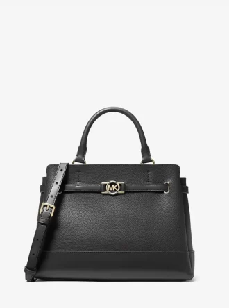 Reed Large Pebbled Leather Satchel