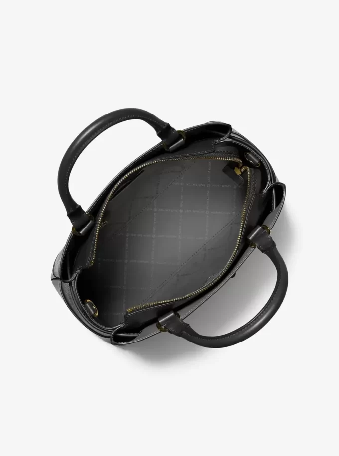 Reed Large Pebbled Leather Satchel