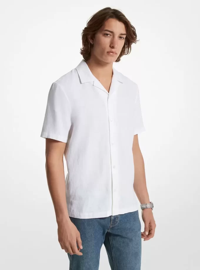 Relaxed-Fit Linen Camp Shirt Relaxed-Fit Linen Camp Shirt