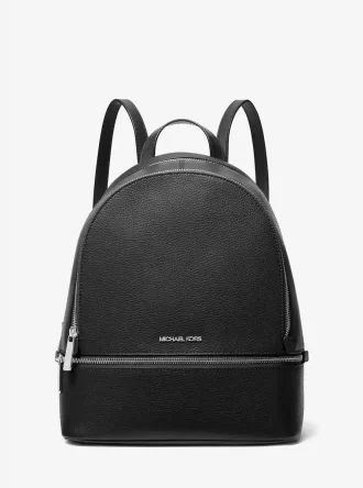Rhea Medium Pebbled Leather Backpack Rhea Medium Pebbled Leather Backpack