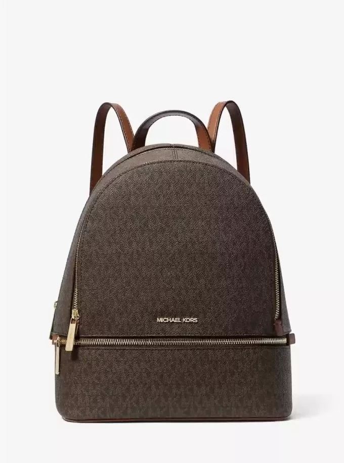 Rhea Medium Signature Logo Backpack Rhea Medium Signature Logo Backpack