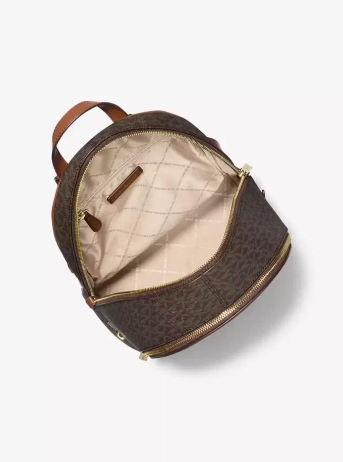 Rhea Medium Signature Logo Backpack Rhea Medium Signature Logo Backpack