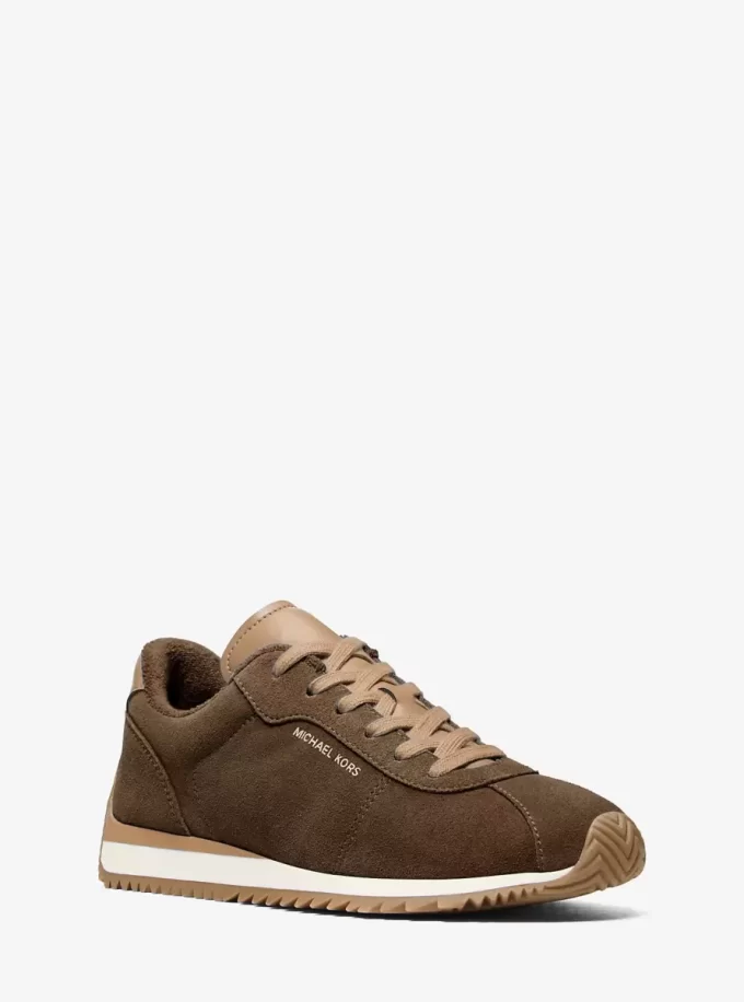 Rhodes Two-Tone Suede Trainer