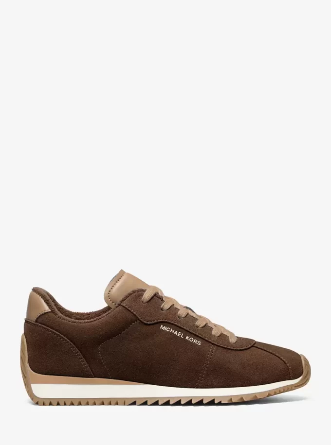 Rhodes Two-Tone Suede Trainer