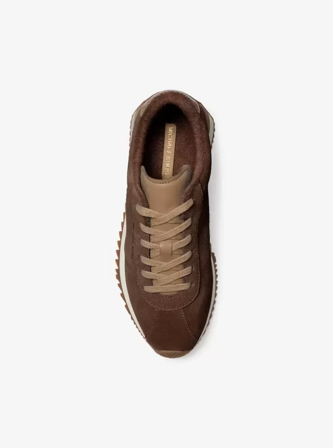 Rhodes Two-Tone Suede Trainer