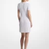 Ribbed Knit Short-Sleeve Dress Ribbed Knit Short-Sleeve Dress
