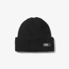 Ribbed Stretch Wool Beanie Hat