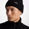 Ribbed Stretch Wool Beanie Hat