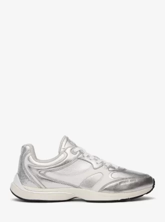 Riley Metallic Leather Trainer