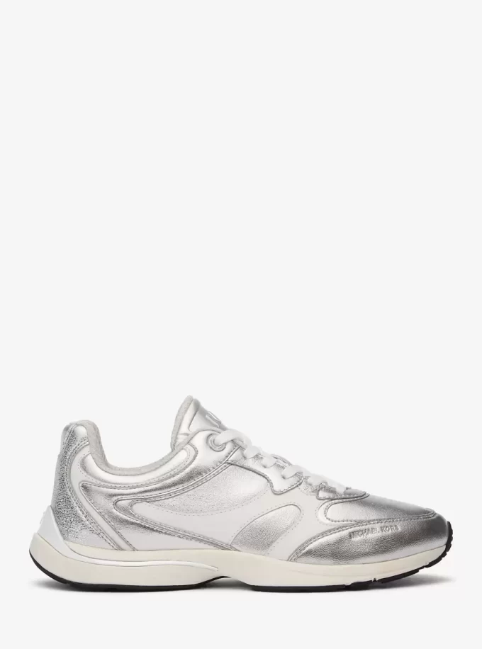 Riley Metallic Leather Trainer Riley Metallic Leather Trainer