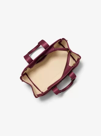 Romee Small Pebbled Leather Satchel