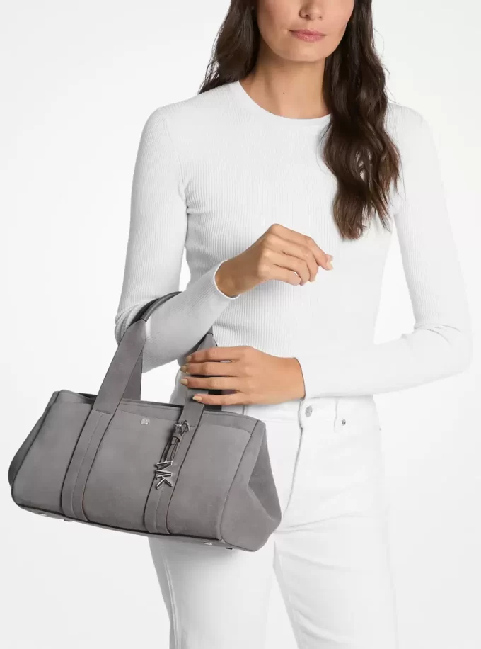 Romee Small Suede Satchel Romee Small Suede Satchel