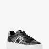Romey Signature Logo Stripe Platform Sneaker Romey Signature Logo Stripe Platform Sneaker