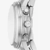 Runway Rhodium-Plated Stainless Steel Triple Wrap Watch