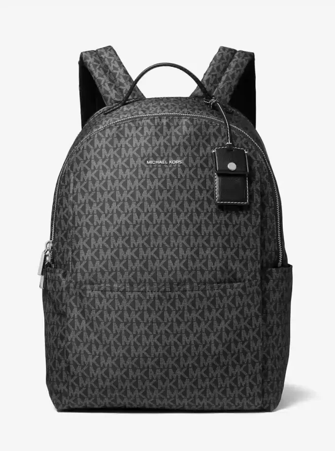 Sable Large Printed Signature Logo Backpack