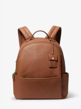 Sable Medium Pebbled Leather Backpack
