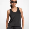 Satin Racerback Tank Top