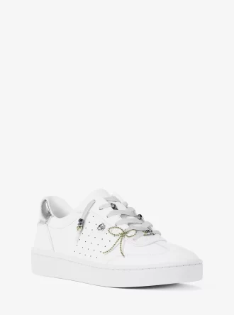 Scotty Embellished Leather Sneaker