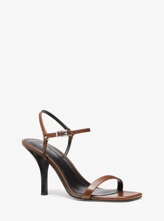 Selina Burnished Leather Sandal