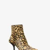 Selina Leopard Print Calf Hair Ankle Boot