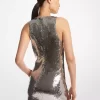 Sequined Jersey Tank Dress