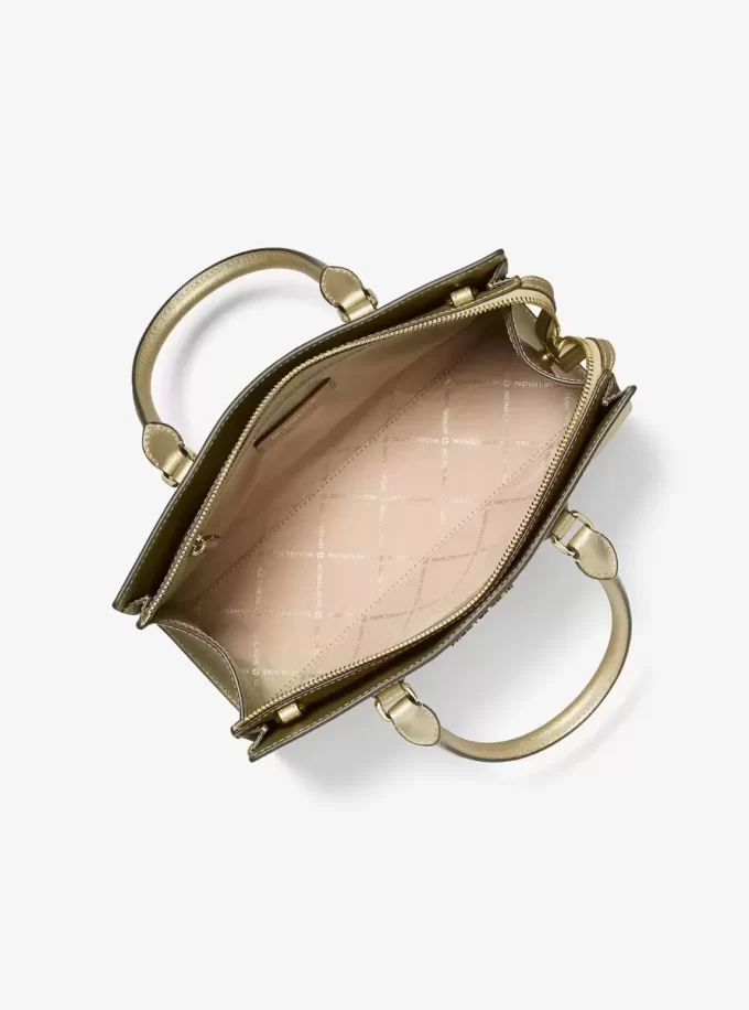 Sheila Medium Metallic Satchel Sheila Medium Metallic Satchel