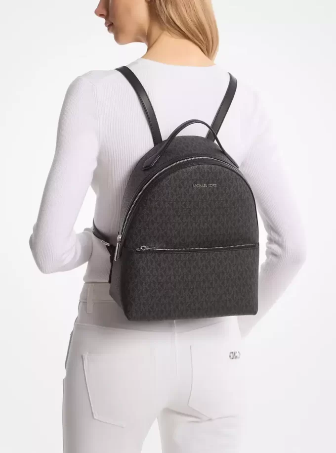 Sheila Medium Signature Logo Backpack Sheila Medium Signature Logo Backpack