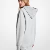 Shoulder Pad Cotton Blend Hoodie Dress Shoulder Pad Cotton Blend Hoodie Dress