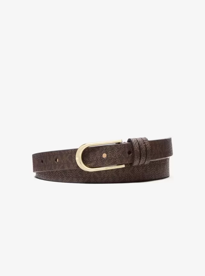 Signature Logo Skinny Belt