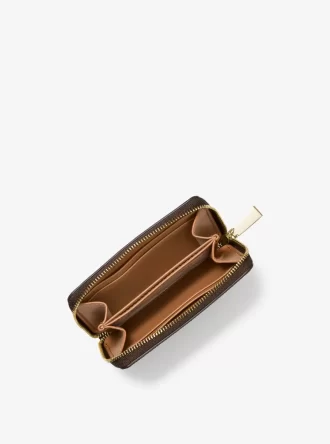 Small Logo and Leather Wallet