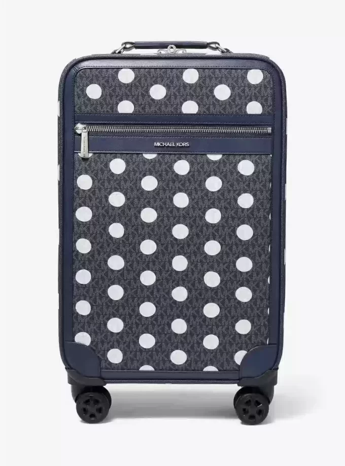 Small Polka Dot Signature Logo Suitcase Small Polka Dot Signature Logo Suitcase
