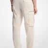 Stretch Cotton Poplin Cargo Pants