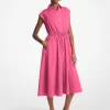 Stretch Cotton Poplin Midi Dress Stretch Cotton Poplin Midi Dress
