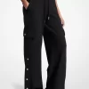 Stretch Crepe Wide-Leg Cargo Pants Stretch Crepe Wide-Leg Cargo Pants