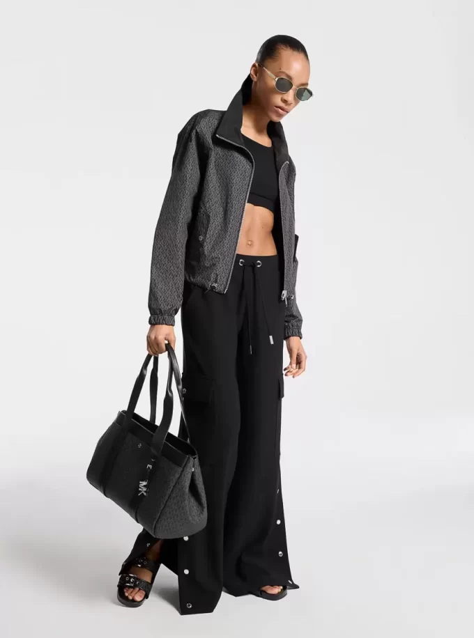 Stretch Crepe Wide-Leg Cargo Pants Stretch Crepe Wide-Leg Cargo Pants