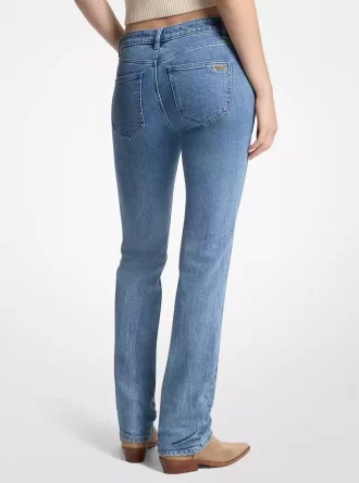 Stretch Denim Cigarette Jeans