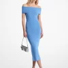 Stretch Knit Off-The-Shoulder Dress Stretch Knit Off-The-Shoulder Dress