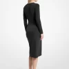 Stretch Matte Jersey Wrap Dress