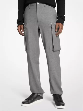 Stretch Wool Cargo Pants