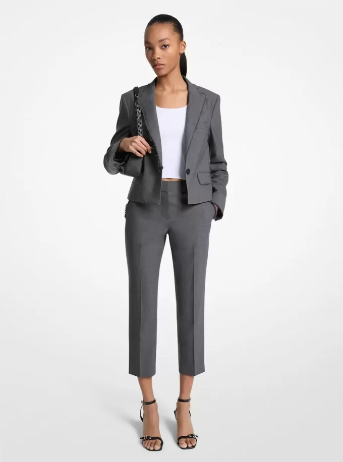 Stretch Wool Cropped Pants Stretch Wool Cropped Pants