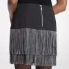 Studded Fringe Mini Skirt Studded Fringe Mini Skirt