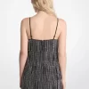 Studded Fringe Slip Dress